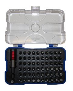 62 Piece Insert Bit Kit with Quick Release Bit Holder Sold In Box 62