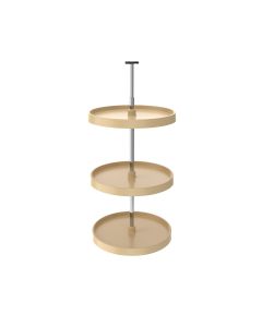 20" Value Line Full Circle Lazy Susan 3-Tray Set (for 38-46" I.C.H.) Almond, SKU: 3073-20-15-536