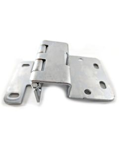 32MM Centers 13/16" Door Five Knuckle Overlay Institutional Hinge Satin Chromium Plated