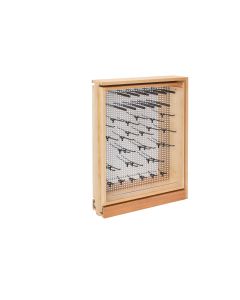 6" Base Filler Pull-Out With Stainless Steel Panel Natural, SKU: 434-BF-6SS