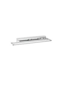2 Prong Towel Bar Chrome, SKU: 563-51-C