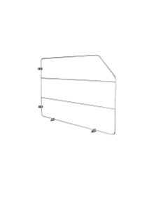 12" High Tray Dividers Chrome, SKU: 597-12CR-52