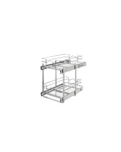 Double Chrome Wire Basket 9" W x 18" D, SKU: 5WB2-0918CR-1