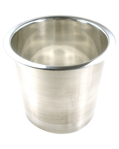 6143-679 6" X 6" Stainless Steel Grommet Trash