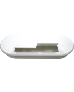 6399-010  X 11/16" White Grommet Wire Jumbo Oval