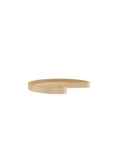 24" Kidney Shape Lazy Susan Shelf -Single (for use with BM1 Hardware) Almond