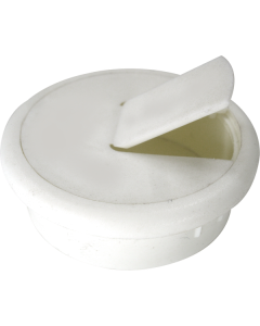 6630-010 2" X 5/8" White Grommet Wire Tabbed Opening