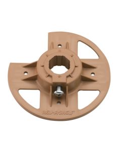 Pie-Cut Shelf Support with Polymer Casting for 1" Dia. Shaft System Zinc