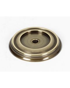 Polished Antique 1-1/2" [38.00MM] Backplate for Knobs by Alno - A616-38-PA