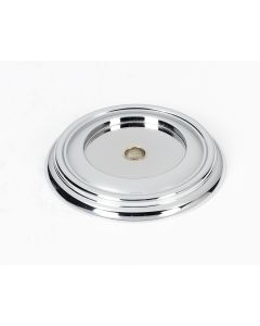 Polished Chrome 1-1/2" [38.00MM] Backplate for Knobs by Alno - A616-38-PC