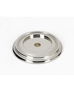 Polished Nickel 1-1/2" [38.00MM] Backplate for Knobs by Alno - A616-38-PN