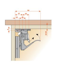 Salice  Front Mounting Clip  (A710.610)