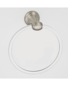 Satin Nickel 6" [152.50MM] Towel Ring by Alno - A7340-SN