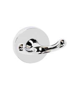 Polished Chrome 2" [51.00MM] Double Robe Hook by Alno - A8384-PC