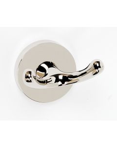 Polished Nickel 2" [51.00MM] Double Robe Hook by Alno - A8384-PN