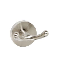 Satin Nickel 2" [51.00MM] Double Robe Hook by Alno - A8384-SN