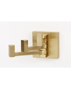 Satin Brass 2" [51.00MM] Swivel Robe Hook by Alno - A8485-SB