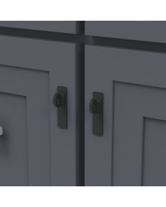 Matte Black Backplate - Bijou Astoria Collection by Belwith-Keeler - B056380-MB