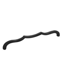 Matte Black 192MM Pull, Trellis by Belwith Keeler - B076143-MB