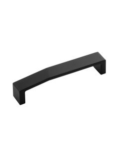 Matte Black 128MM Pull, Veer by Belwith Keeler - B077155-MB