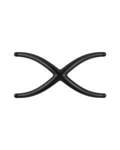 Matte Black 4-3/4" x 2-3/8" - Bijou Bijou X Collection by Belwith-Keeler - B079063-MB