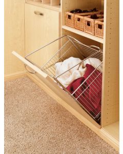 21" Closet Tilt Out Hamper Basket  Chrome CTOHB-211319-CR-52