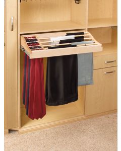 30" Classic Tie/Pants Rack Natural