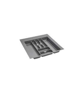 Glossy cutlery tray metallic xl silver gct-4s-52
