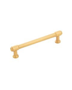 Brushed Golden Brass 5-1/16" [128.00MM] Bar Pull by Hickory Hardware sold in Each, SKU: H077853BGB