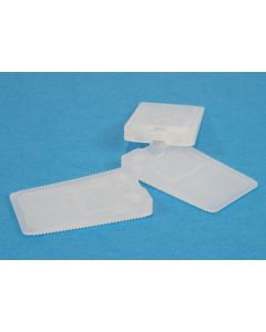 Hard Clear Wobble Wedge Stackable Interlocking Leveling Shim 75 Pack