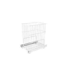 Wire hamper 18in deep white hrv-1215 s (HRV-1215-S)