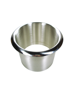 J92-1000 6" X 5-1/4" Stainless Steel Grommet Trash