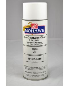 Mohawk Pre-Catalyzed Lacquer Aerosol 20-25 Sheen Clear Matte 13 Ounces (M102-0416)
