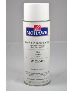 Mohawk Ultra-Flo Clear Aerosol Lacquer 10-15 Sheen Clear Flat 13 Ounces (M102-0451)