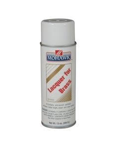 Mohawk Lacquer For Brass Aerosol >90 Sheen Clear Gloss 13 Ounces (M103-0500)