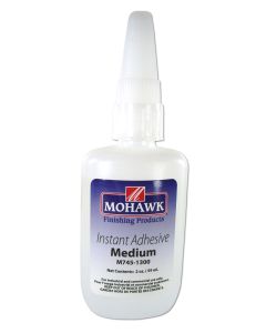 Mohawk Finishing Products Industrial Grade Instant CA Glue Medium Viscosity 2 Oz Ethyl Hybrid CA (M745-1300)