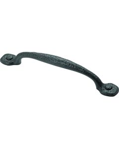 Black Iron 8" [203.20MM] Appliance Pull by Hickory Hardware sold in Each - P3006-BI