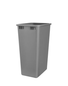 50 Quart Waste Container Only, Metallic Silver (RV-50-17-52)