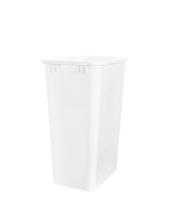 50 Quart Waste Container Only -Bulk 8 Pc White (RV-50-8)