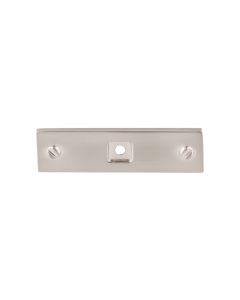 Brushed Satin Nickel 3" [76.20MM] Backplate for Knob, Channing by Top Knobs - TK741BSN