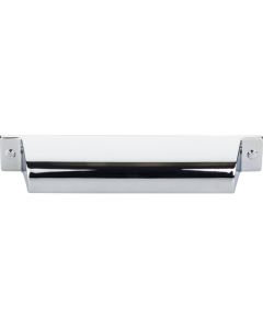 Polished Chrome 5" [127.00MM] Cup Pull, Channing by Top Knobs - TK774PC