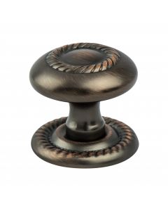 Oiled Bronze 1-1/4" Knob, Advantage One by Berenson DV - 0958-1OB-P