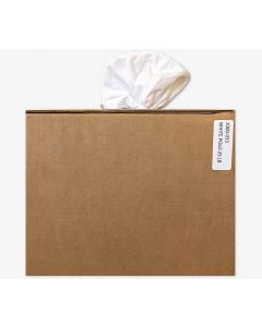White Pill-free Soft Cloth Wipes ( Rags ) 25 lb. Box