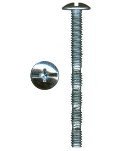 M4-0.7 X 25MM Phillips/Slotted Truss Head Machine Screws Zinc Plated Sold In Box 7000