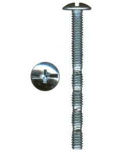 M4-0.7 X 30MM Phillips/Slotted Truss Head Machine Screws Zinc Plated Sold In Box 100