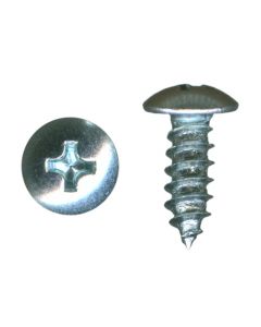 # 8-15 X 7/16" Phillips Truss Head Fine Thread Type A SMS Zinc Plated Screws (#6 Truss Head O.D.)  Sold In Box 1000