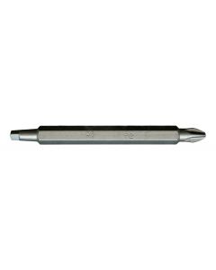 P2/SQ2 X 3in. Phillips/Square Drive Double Ended Power Bit Sold In Each - Discontinued