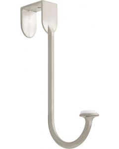 Satin Nickel 1" [25.40MM] Over-The-Door Hook by Liberty - 120607