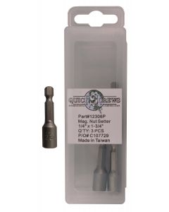 1/4 X 1-3/4" Magnetic Nut Setter Sold In 3 Pack