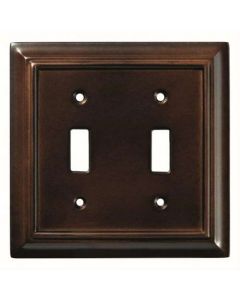 Espresso 8" [203.20MM] 2 Toggle Wall Plate by Brainerd sold in Each - 126343